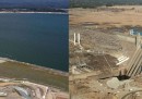 La foto della diga di Folsom, prima e dopo la siccità