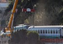 La rimozione del treno ad Andora – foto