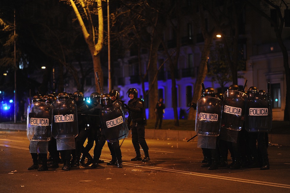 Le manifestazioni contro l'austerity in Spagna