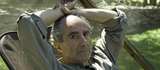 ** FILE ** Novelist Philip Roth sits inside a screened tent at his home on Sept. 5, 2005, in Warren, Conn. After having said so since 1983, Roth now says he's really finished with Nathan Zuckerman, his most enduring protagonist.(AP Photo/Douglas Healey)
