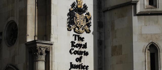 The Royal Courts of Justice in London where radical preacher Mustafa Kamel Mustafa, Babar Ahmad, Khaled Al-Fawwaz and Adel Abdul Bary are appealing against extradition to the United States on terror charges, Wednesday, Oct. 3, 2012. Last week a European court backed successive British judges in ruling that Mustafa Kamel Mustafa, Babar Ahmad, Khaled Al-Fawwaz and Adel Abdul Bary could be sent to the U.S. to face charges. The four terrorist suspects are going to Britain's High Court in a last-ditch bid to avoid extradition to the United States. (AP Photo/Sang Tan)