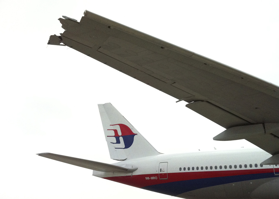 Danno aereo Malaysia Airlines 2012