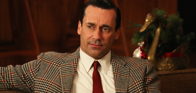 This publicity photo provided by AMC shows Jon Hamm as Don Draper in a scene of "Mad Men," Season 6, Episode 2. “Mad Men” returns for its sixth season Sunday, April 7, 2013, on AMC with 13 new episodes. Series Creator Matthew Weiner says he plans one more season for the 1960s drama. (AP Photo/AMC, Michael Yarish)
