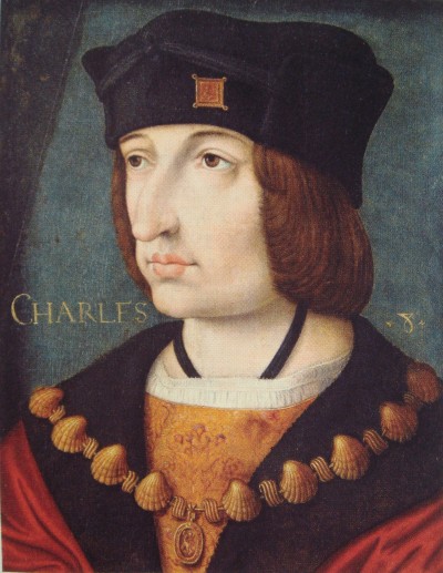 Carlo VIII, in questo ritratto ufficiale, ci ha quell'ineffabile espressione del figlio di capitano d'industria un attimo prima di intonare lodi alla meritocrazia.