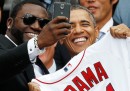 Le foto di Obama con i Red Sox