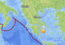 Un terremoto di magnitudo 5.4 in Grecia meridionale è stato sentito anche in Puglia