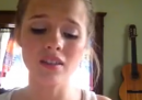 Il video di una diciottenne cantautrice americana che ha avuto 80 mila condivisioni su Facebook