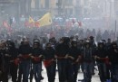 Le foto degli scontri di domenica a Roma