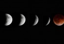 Le foto dell'eclissi lunare totale