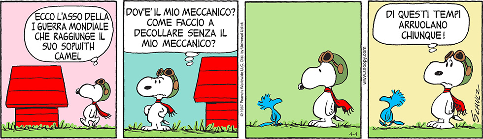 Peanuts 2014 aprile 4