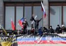 La dichiarazione d'indipendenza a Donetsk