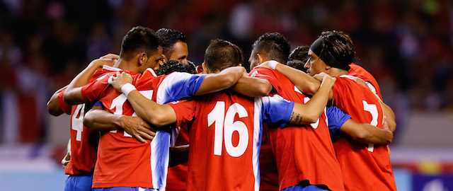 during the FIFA 2014 World Cup Qualifier at Estadio Nacional on September 6, 2013 in San Jose, Costa Rica.