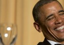 Le 10 migliori battute di Obama alla cena con gli inviati alla Casa Bianca