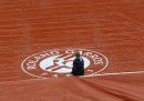 Il Roland Garros sotto la pioggia