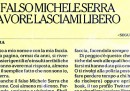 Michele Serra e il falso Michele Serra