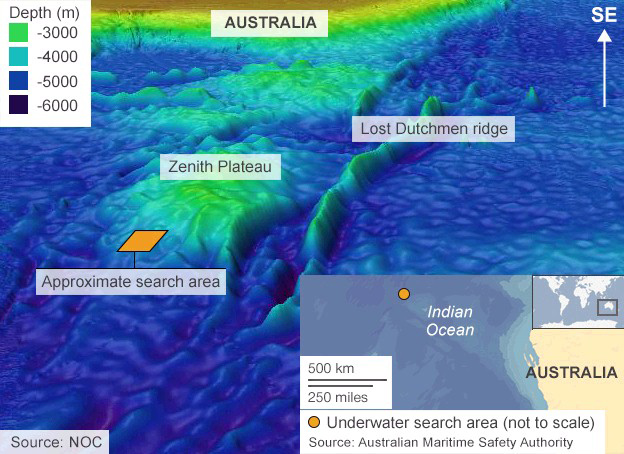 Ricerche sottomarine volo MH370 - BBC