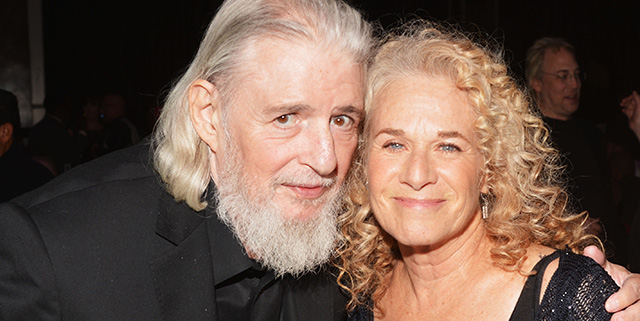 BEVERLY HILLS, CA - MAY 15: Songwriter Gerry Goffin (L) and BMI Pop Icon Award recipient Carole King pose during the 60th annual BMI Pop Awards at the Beverly Wilshire Four Seasons Hotel on May 15, 2012 in Beverly Hills, California. (Photo by Lester Cohen/WireImage)