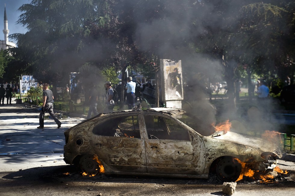 Gli scontri tra albanesi e serbi