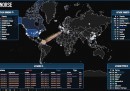 La mappa degli attacchi informatici in tempo reale