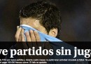 Le homepage uruguaiane sulla squalifica di Suárez