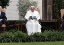 L'incontro in Vaticano tra il Papa, Abu Mazen e Shimon Peres
