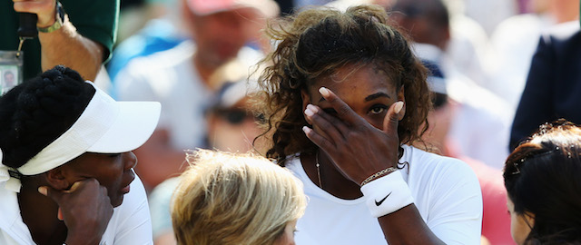 Il malanno di Serena Williams a Wimbledon