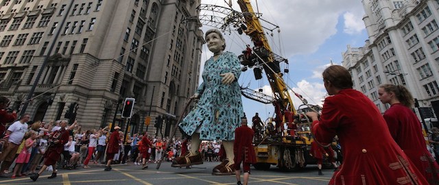 Liverpool, Inghilterra, venerdì 25 luglio 2014. (LINDSEY PARNABY/AFP/Getty Images)