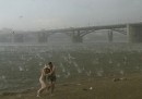 Il video della tempesta di grandine in Siberia