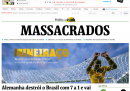 Le homepage dei giornali tedeschi e brasiliani