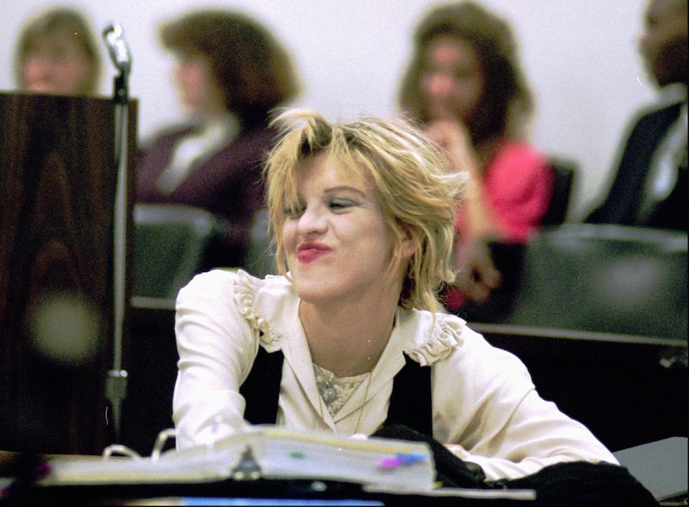 Courtney Love in tribunale, 1995