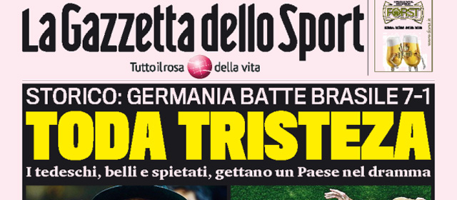 Le prime pagine di mercoledì 9 luglio 2014