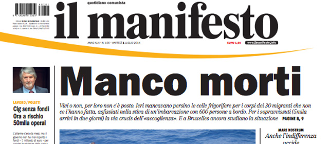 Le prime pagine di martedì 1 luglio 2014