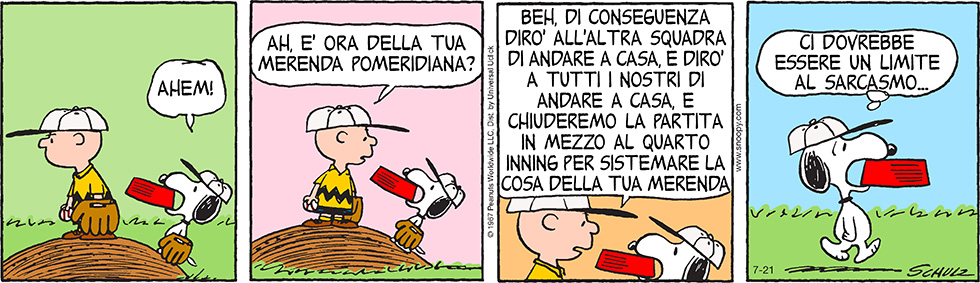 Peanuts 2014 luglio 21