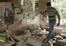 Un quartiere di Donetsk è stato bombardato