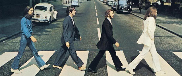 La copertina di “Abbey Road”, uscito a settembre 1969.