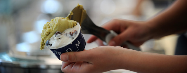 Da Grom si lavora solo col sole