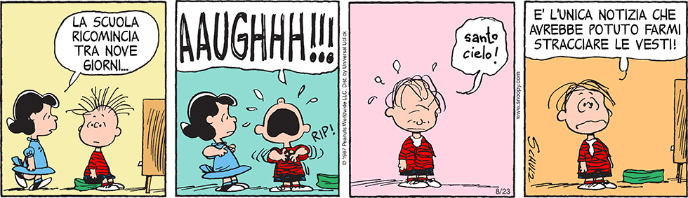 Peanuts 2014 agosto 23