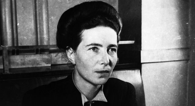 French existentialist writer and feminist Simone de Beauvoir. (Photo by Hulton Archive/Getty Images)