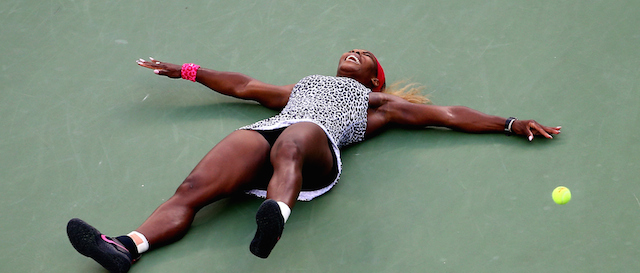 Serena Williams subito dopo la vittoria
(Streeter Lecka/Getty Images)