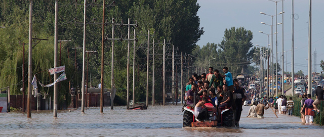 Le foto dell'alluvione tra India e Pakistan