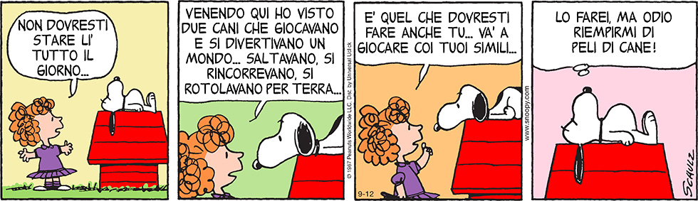 Peanuts 2014 settembre 12