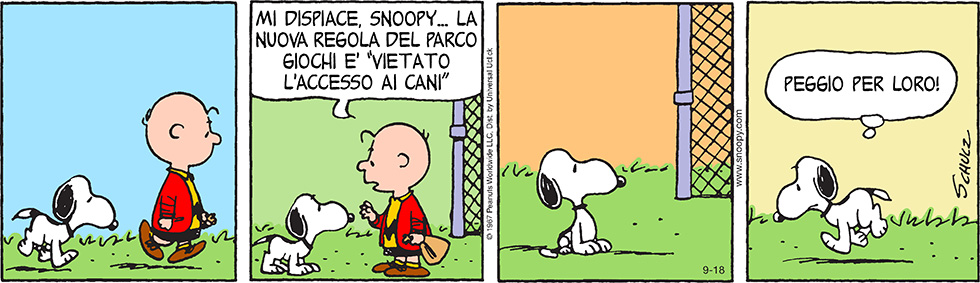 Peanuts 2014 settembre 18