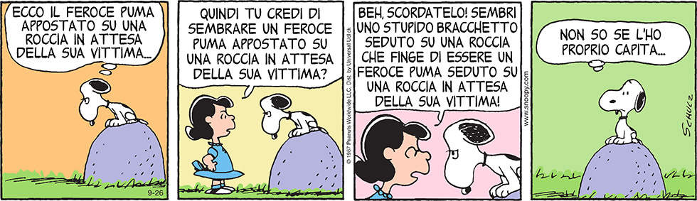 Peanuts 2014 settembre 26