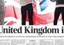 Le prime pagine dei giornali britannici
