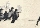 Il murale di Banksy scambiato per un disegno razzista
