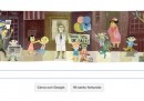 Jonas Salk e i bambini nel doodle di Google