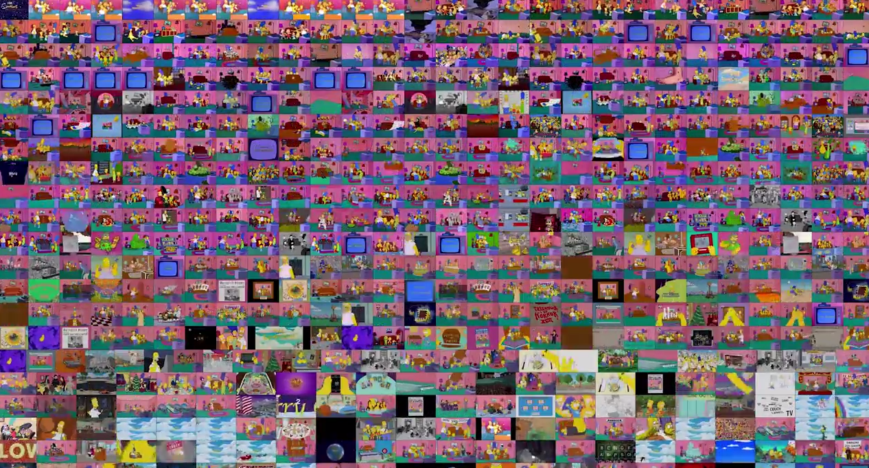 25 anni di gag del divano dei Simpson, in un minuto