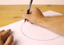 Come disegnare un cerchio perfetto a mano libera
