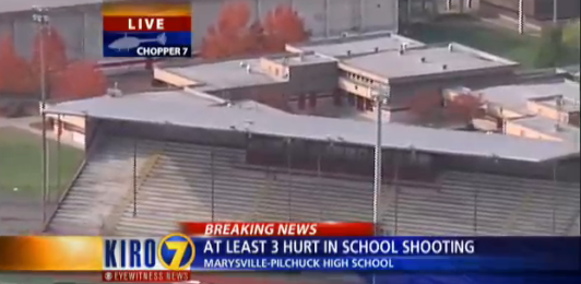 Ci sono stati spari, due morti e quattro feriti in un liceo di Marysville, vicino a Seattle