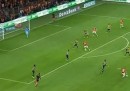 I gol di Sneijder in Galatasaray-Fenerbahçe